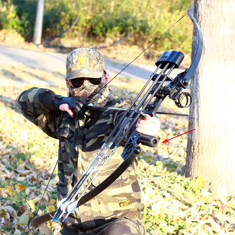 SOPOGER Archery Compound Bow Stabilizer Bow Riser Extension Dampener Target Quick Disconnect Silencers Stabilizer for Recurve Bow Hunting Shooting - Image 3